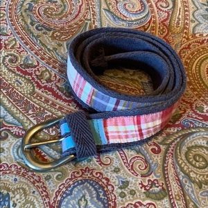 American eagle plaid cotton belt